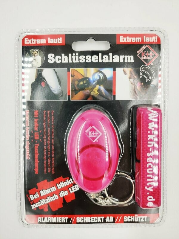 Schlüsselalarm inkl. LED Taschenlampe