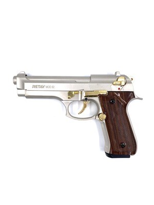 Retay Mod.92 satin/gold 9mm PAK