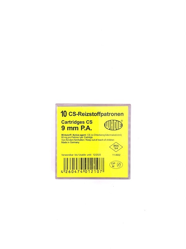 CS-Reizstoffpatronen 9mm P.A.