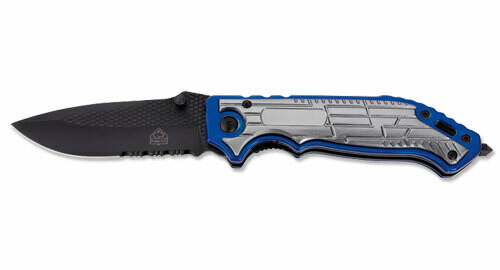 Puma TEC Einhandmesser Blau/Silber