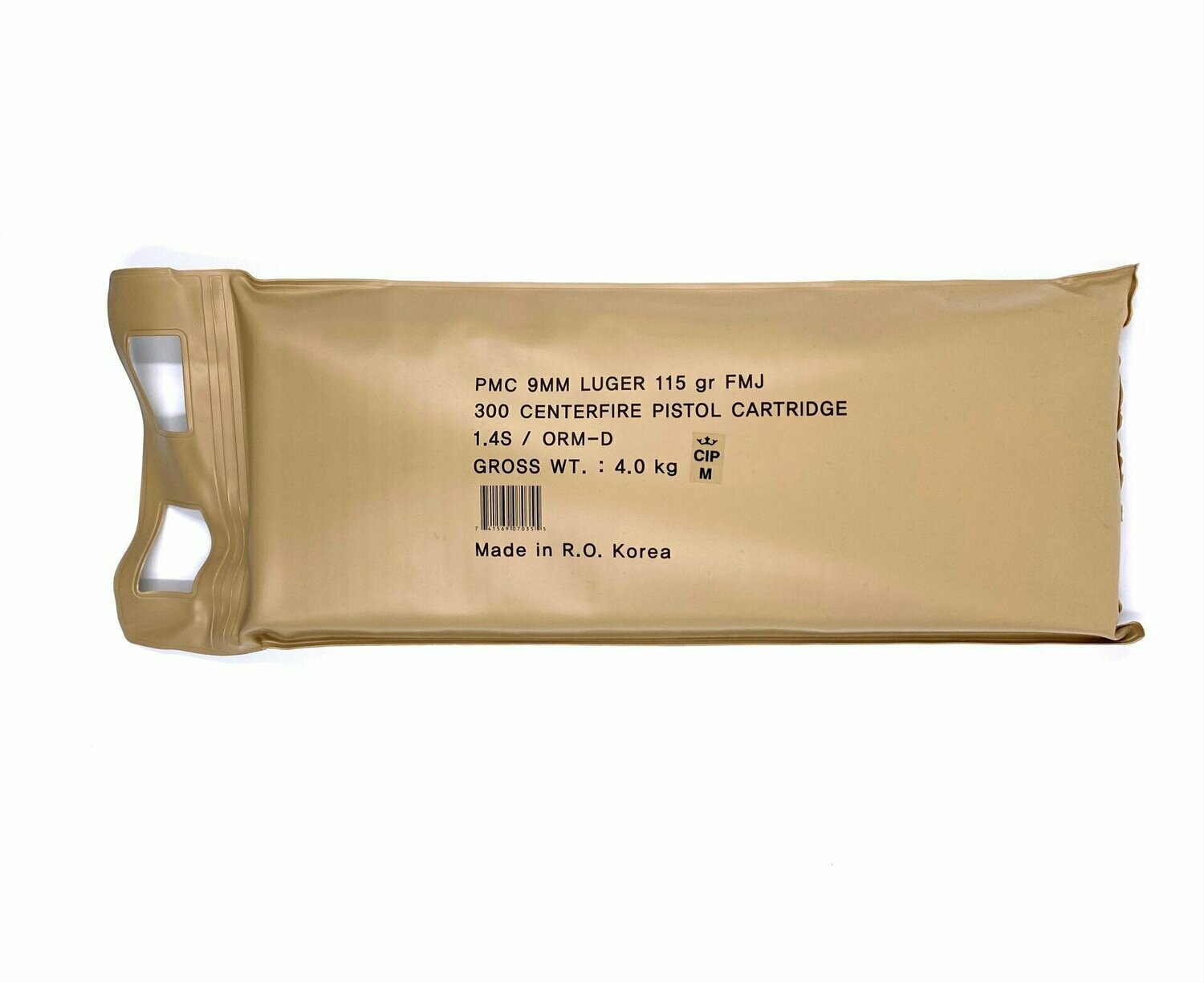 PMC 9mm Luger  115gr FMJ battle bag