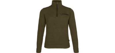 Seeland Buckthorn half zip sweater olive melange