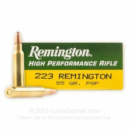 Remington  High Performance Rifle 55gr. PSP 223 Rem
