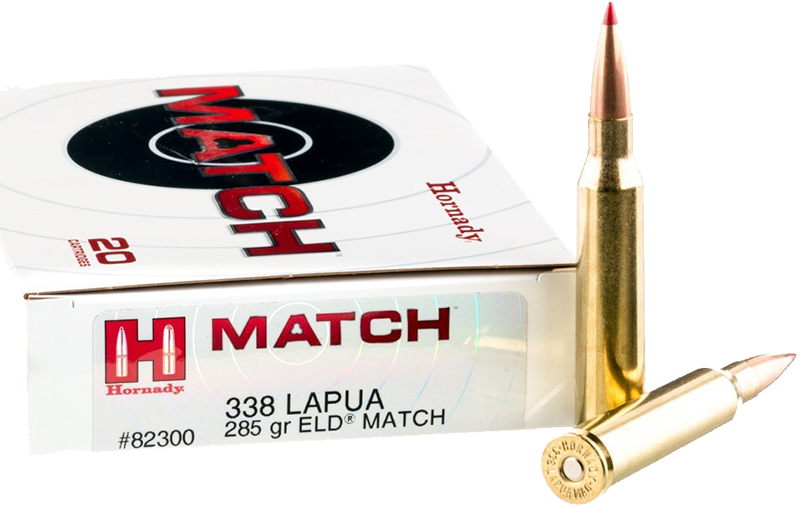 Hornady Match 338 Lapua Mag.  285gr