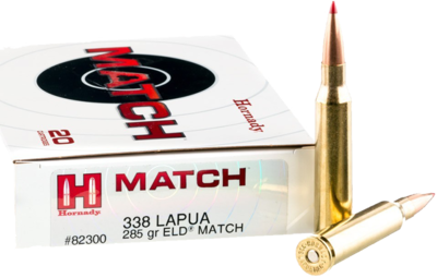 Hornady Match 338 Lapua Mag.  285gr