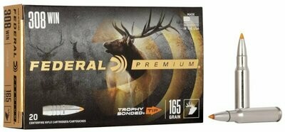 Federal Premium Trophy Bonded 308 Win 165gr