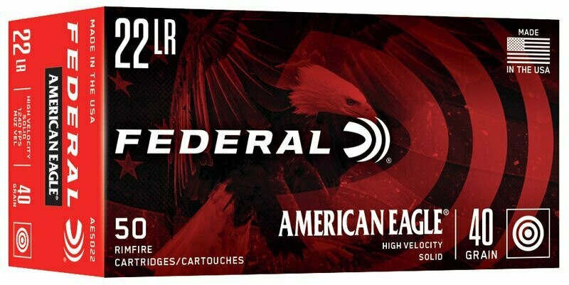 Federal American Eagle .22lr  Hihg Velocity 40gr/2,59g