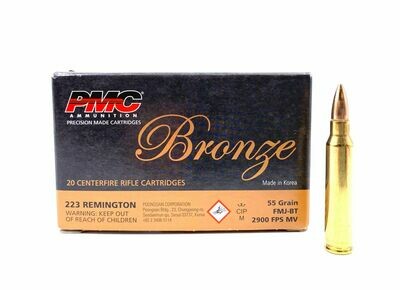 PMC 223 Rem. FMJ - BT 55 Grain