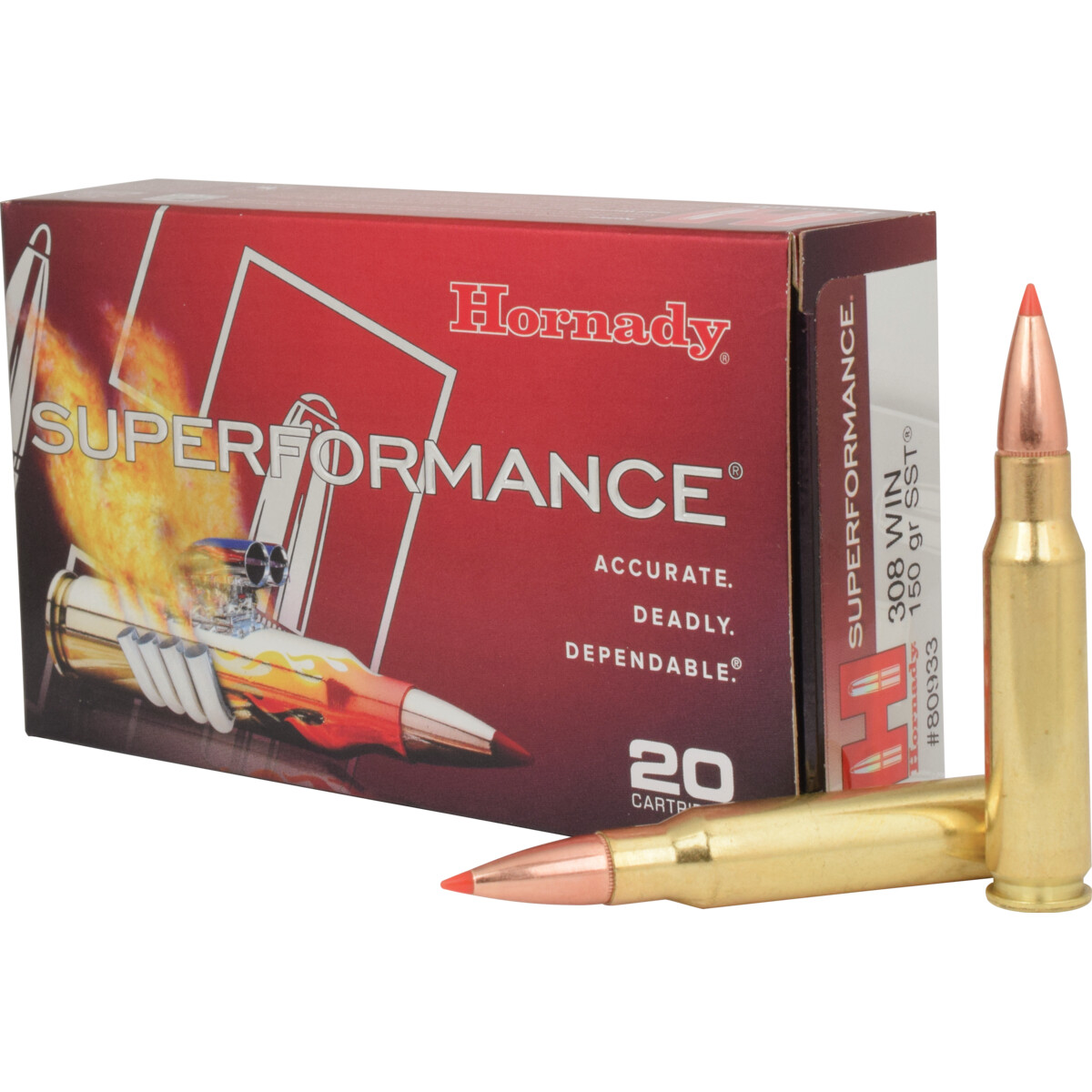 HORNADY 308 SST SUPERFORMANCE 165gr