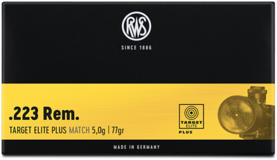RWS .223 Rem Target Elite Plus Match 5,0g/77gr