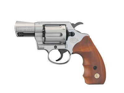Colt Detective 9mm R.K Nickel Holzgriffschalen