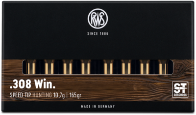 RWS .308 Win Speed Tip (ST) Short Rifle 10,7g/165gr