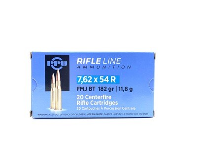 PPU 7,62x54 R  FMJ BT 11,8g / 182gr