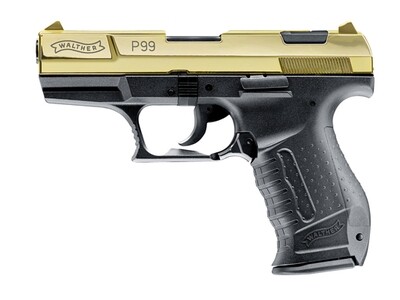 Walther P99 9mm P.A.K Gold/Schwarz