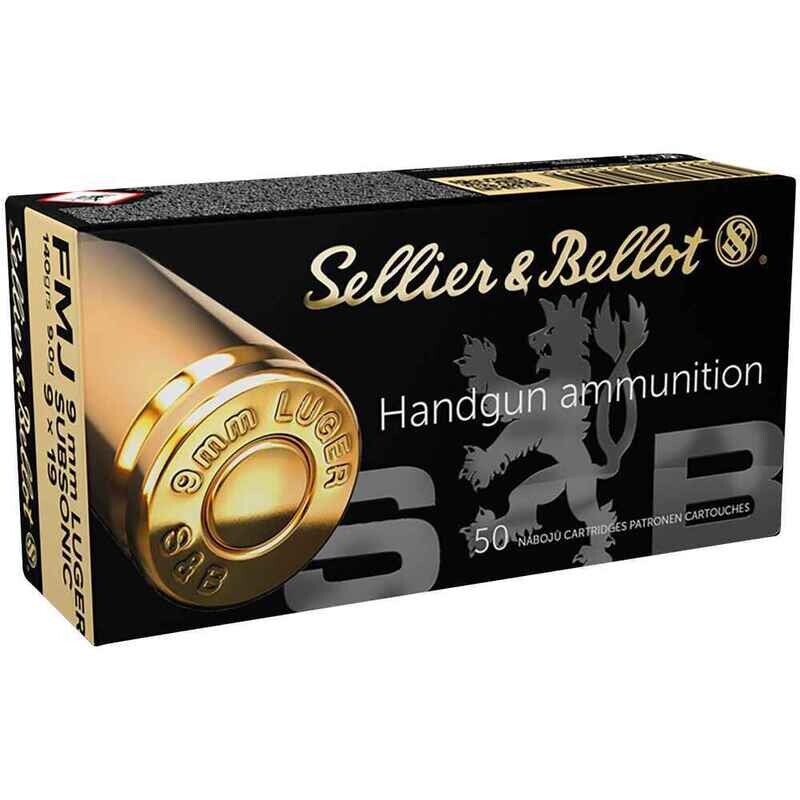 Sellier&Bellot 9mm Luger Subsonic  9g/140gr