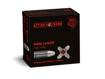 Geco 9mm Luger Action Extreme 7g/108gr