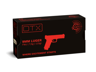 Geco 9mm Luger DTX 7,5g/115gr