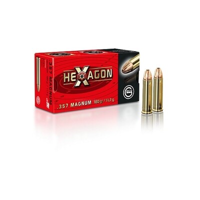 Geco 357 Mag Hexagon 180gr/11,7g