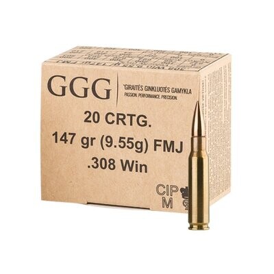 GGG 308 Win. 147gr/9,55g   FMJ