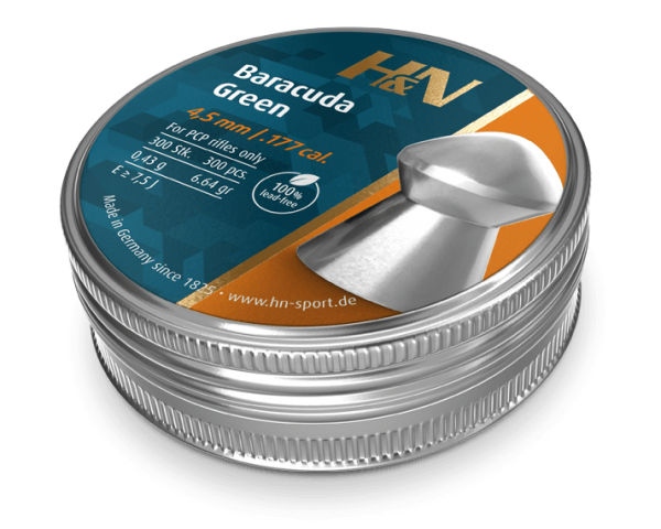 H&N Baracuda Green 4,5mm/.177
