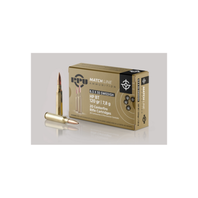 PPU 6,5X55 SE  HP BT 120gr/7,8g Match Line