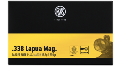 RWS .338 Lapua Mag Target Elite Plus 16,2g/250gr