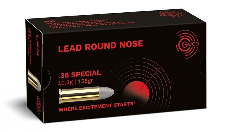 Geco .38 Special Blei Rundkopf 10,2g/158gr