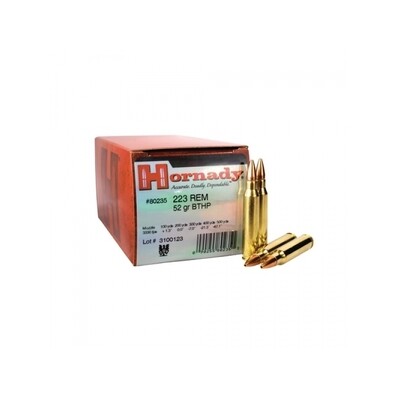 Hornady 223 Rem. 52gr BTHP