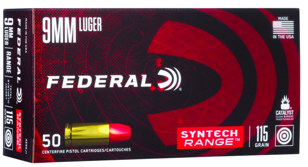 Federal American Eagle 9mm Luger Syntech Jacket Flat Nose 7,5G/115gr