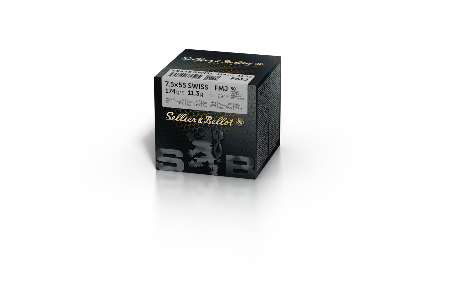 Sellier&Bellot 7,5x55 Swiss FMJ