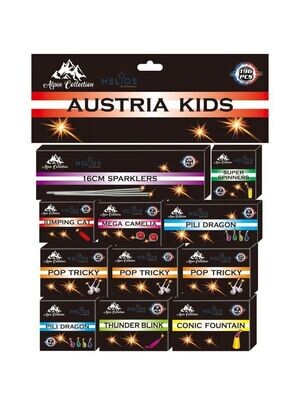 Kinderset „Austria Kids“ 196-Teile (250*180*40 mm )