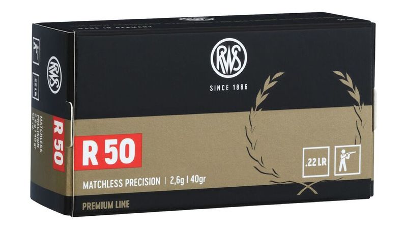 RWS .22lr R50 Premium Line 2,6g/40gr