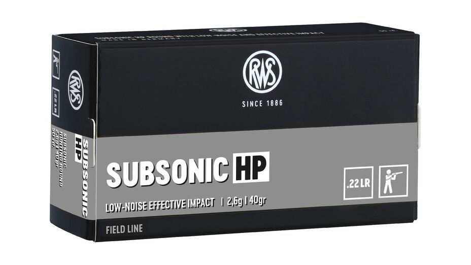 RWS .22lr Subsonic HP 2,6g/40gr