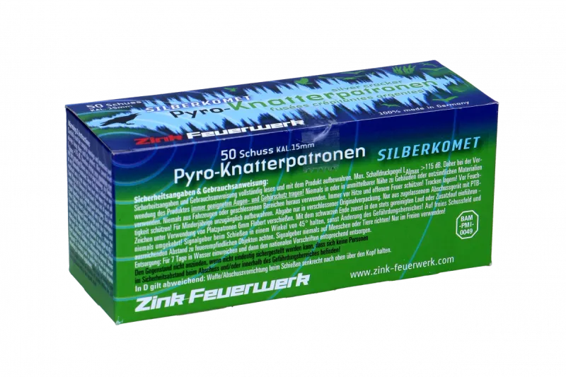 Zink Knatterpatronen mit Schweif