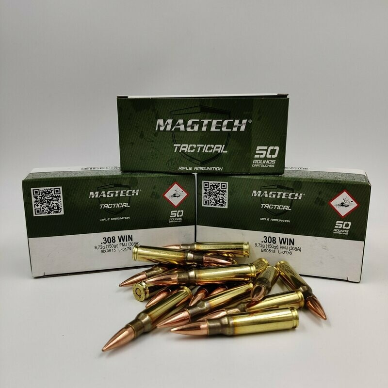 Magtech 308 Win FMJ 9,72g/150gr Magtech 308 Win FMJ 9,72g/150gr