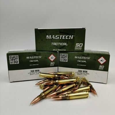 Magtech 308 Win FMJ 9,72g/150gr Magtech 308 Win FMJ 9,72g/150gr