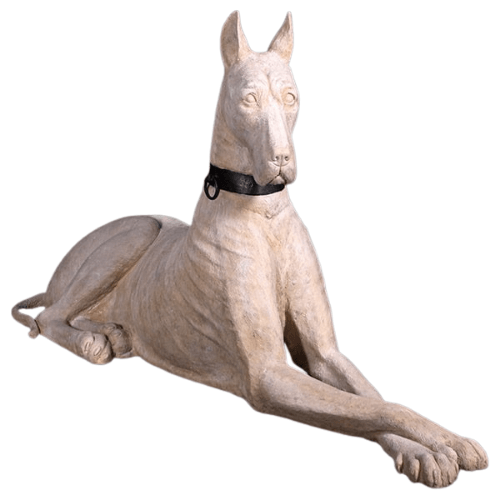 Great Dane Stone Style Dog Statue