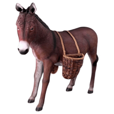 Brown Donkey Statue