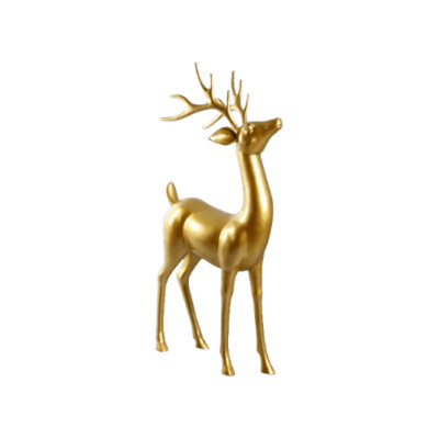 Standing Reindeer Gold