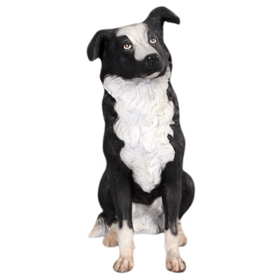 Border Collie Dog Statue
