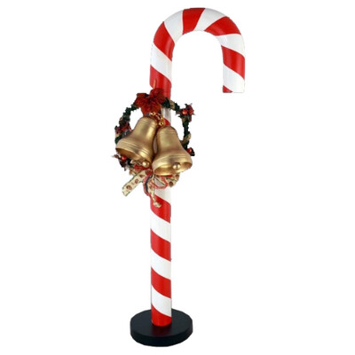 Candy Cane with Bells