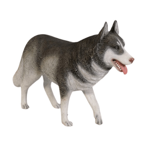 Siberian Husky Dog Statue