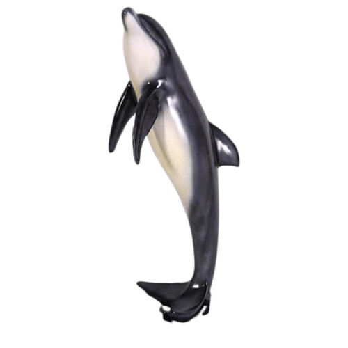 Dolphin Jumping Large Statue