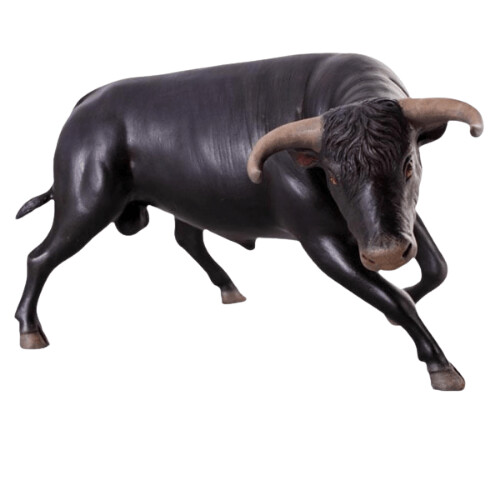 Fighting Bull Statue