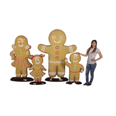 Gingerbread Family Figures