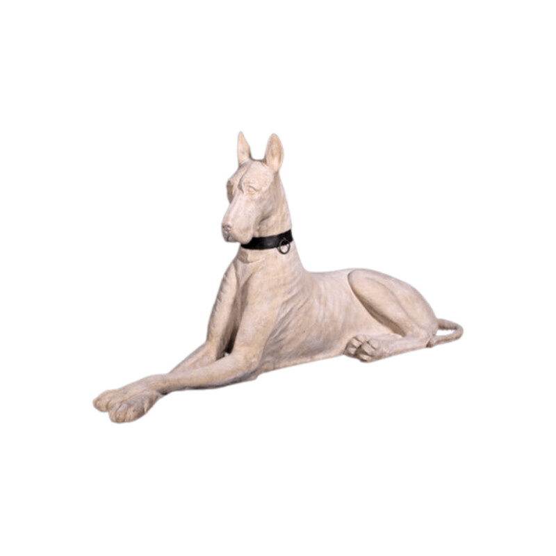 Great Dane Statue Stone Style