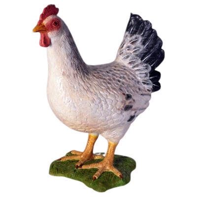 White Hen Statue