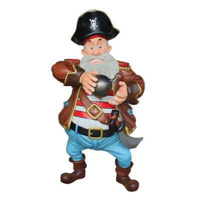 Pirate Cannonball Figure