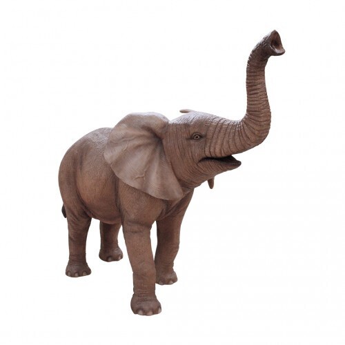 Elephant Calf Standing Statue