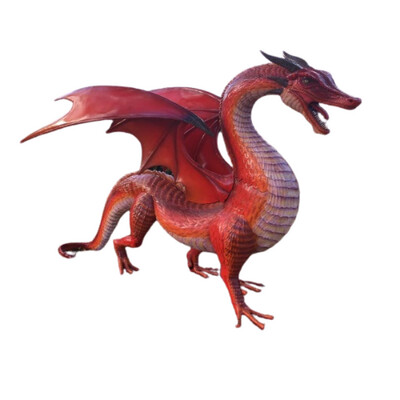 Red Dragon Figure